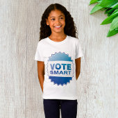Stemmen met stemmen voor verkiezingsmeisjes T-Shir T-shirt