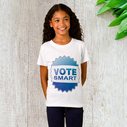Stemmen met stemmen voor verkiezingsmeisjes T-Shir T-shirt
