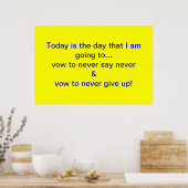 Stemmen naar poster (Keuken)