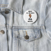 STEMMEN NIET VOOR OBAMA RONDE BUTTON 5,7 CM (In situ)