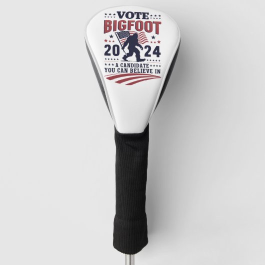 Stemmen op Bigfoot 2024 Sasquatch Presidential Golfheadcover (Voorkant)