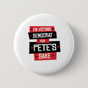 Stemmen op de Democraten omwille van God Ronde Button 5,7 Cm
