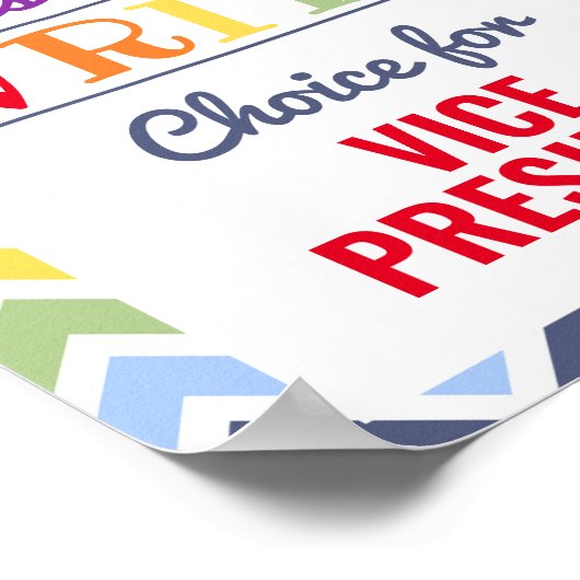 stemmen poster schoolklas schrijven stemmen (Hoek)