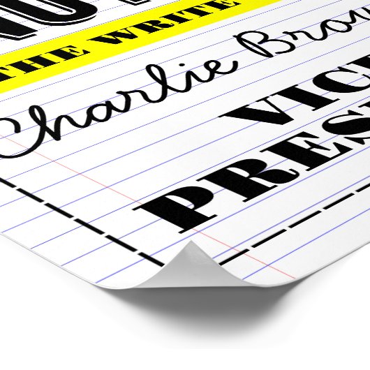 stemmen poster schoolklaslokaal (Hoek)