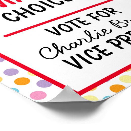 Stemmen Poster voor School Classroom - Smart Vote" (Hoek)