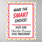 Stemmen Poster voor School Classroom - Smart Vote" (Voorkant)