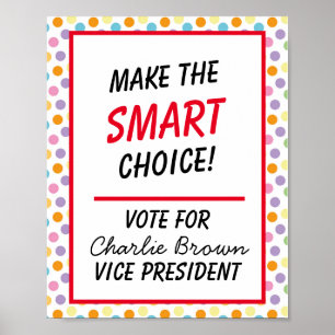 Stemmen Poster voor School Classroom - Smart Vote"