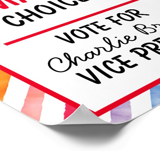 Stemmen Poster voor School Classroom - Smart Vote" (Hoek)