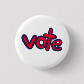 Stemmen Ronde Button 3,2 Cm (Voorkant)