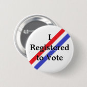 Stemmen Ronde Button 5,7 Cm (Voorkant /achterkant)