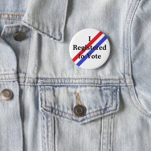 Stemmen Ronde Button 5,7 Cm (In situ)