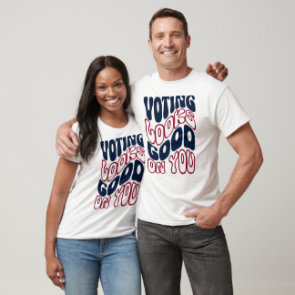 Stemmen Staan Je Goed Retro Grafisch T-shirt