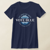 Stemmen tegen blauw, geen kwestie die | t-shirt (Laagn)