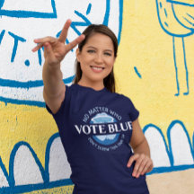 Stemmen tegen blauw, geen kwestie die |