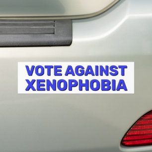 Stemmen tegen xenofobie™ Bumpersticker