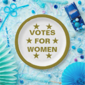 Stemmen ter herdenking van het stemrecht voor vrou papieren bordje (Feest)