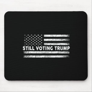 Stemmen Trump 2024 Patriottische Amerikaanse vlag Muismat