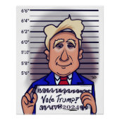 Stemmen Trump Glossy Poster (Voorkant)