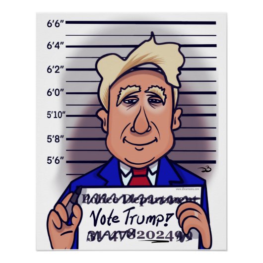 Stemmen Trump Glossy Poster (Voorkant)