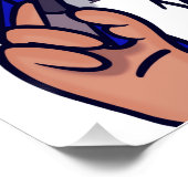 Stemmen Trump Glossy Poster (Hoek)