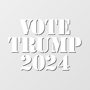 Stemmen Trump Venster Cling Raamsticker