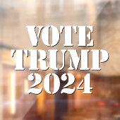 Stemmen Trump Venster Cling Raamsticker (Vel 2)