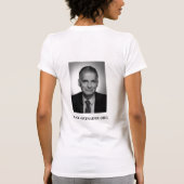 STEMMEN UW HOPESNOT UW FEARS, WWW.VOTENADER.ORG T-SHIRT (Achterkant)