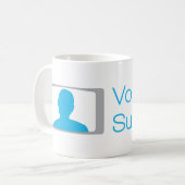 Stemmen van de Mok van overlevenden koffie (Voorkant links)