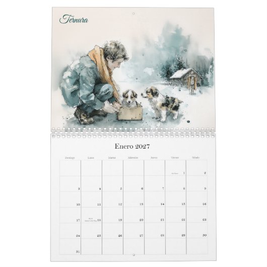 Stemmen van Dierenreddingsvrijwilligers Kunst Kalender (Jan 2027)