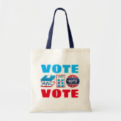 STEMMEN Verkiezingsdag VS Stemmen Stemmen Ik stemd Tote Bag (Voorkant)