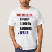 Stemmen voor 2016 - Jezus T-shirt (Voorkant)