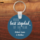 Stemmen vóór ... Blauwe Sleutelhanger (Voorkant)