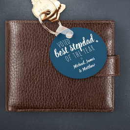 Stemmen vóór ... Blauwe Sleutelhanger