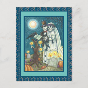 STEMMEN VOOR CEMETEREN, VAARTUIGEN, BORD EN GROOM BRIEFKAART