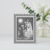 STEMMEN VOOR CEMETEREN, VAARTUIGEN, BORD EN GROOM BRIEFKAART (Staand voorkant)