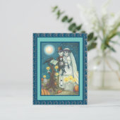 STEMMEN VOOR CEMETEREN, VAARTUIGEN, BORD EN GROOM BRIEFKAART (Staand voorkant)