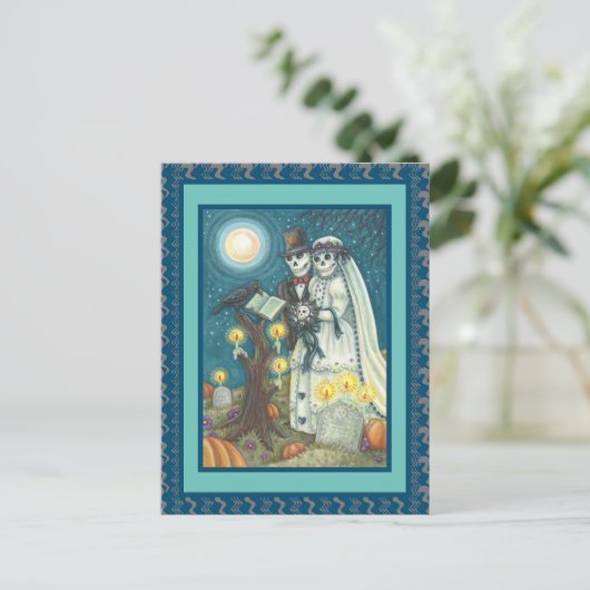 STEMMEN VOOR CEMETEREN, VAARTUIGEN, BORD EN GROOM BRIEFKAART (Staand voorkant)