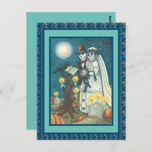 STEMMEN VOOR CEMETEREN, VAARTUIGEN, BORD EN GROOM BRIEFKAART (Voorkant / Achterkant)