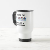 Stemmen voor Change-Obama Travel Mug Reisbeker (Voorkant links)