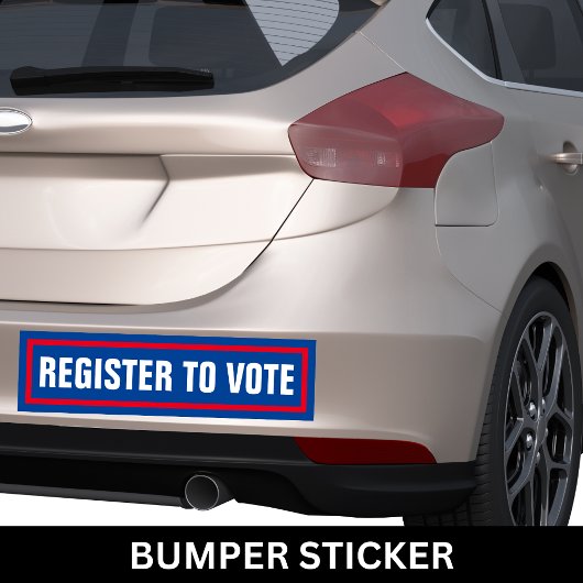 Stemmen voor de verkiezingen van 2024 bumpersticker