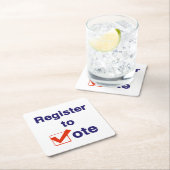 Stemmen voor de verkiezingen van 2026 kartonnen onderzetters (Insitu)