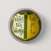 Stemmen voor de VrouwenLiga Ronde Button 5,7 Cm (Voorkant)