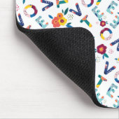 Stemmen voor een modern Floral Pattern-Kantoor of  Muismat (Hoek)