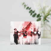 Stemmen voor haar briefkaart (Staand voorkant)