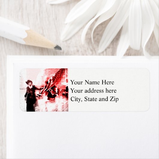 Stemmen voor haar etiket (Insitu)