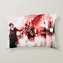 Stemmen voor haar piloot decoratief kussen