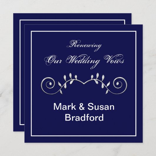 Stemmen voor hernieuwing van het huwelijk - in de  kaart (Voorkant / Achterkant)