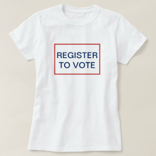 Stemmen voor Patriottische Politiek Motto Sjabloon T-shirt