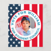 Stemmen voor President: Studentenraad Flyer (Achterkant)