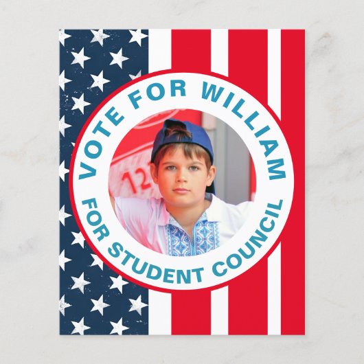 Stemmen voor President: Studentenraad Flyer (Voorkant)